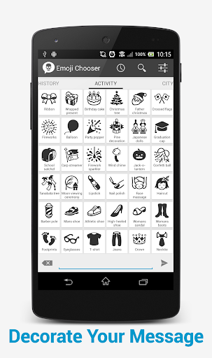 Unicode Emoji Chooser 絵文字入力