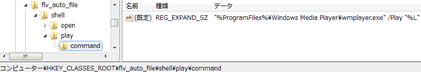 HKCR\flv_auto_file\shell\play\command