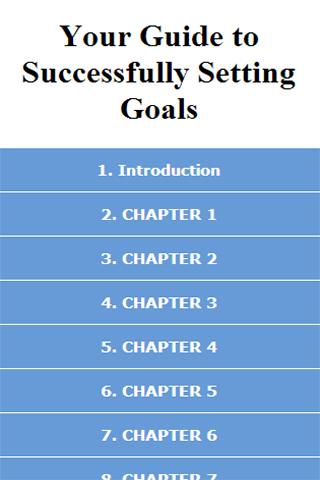 Guide to Setting Goals