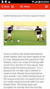 Indian Football News Screenshots 5