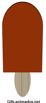 Picolé de chocolate