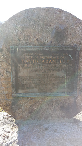 Birthplace of David Adam Ice Marker