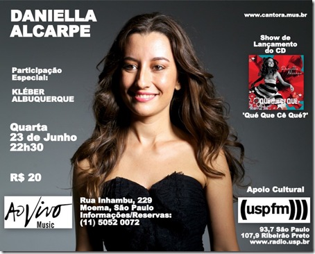 DANIELLA ALCARPE 2 - Ao Vivo Music - 23-6-2010