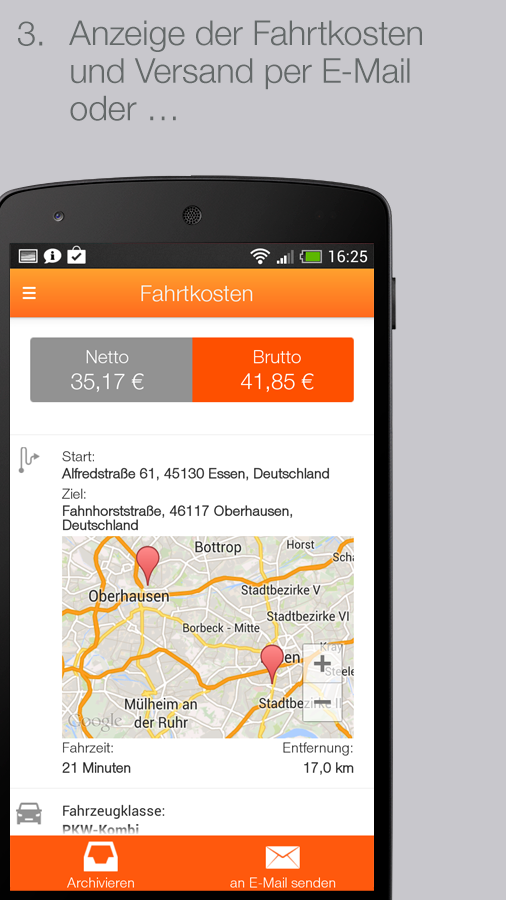 x-route Screen 3