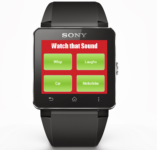 Watch that sound SmartWatch 2