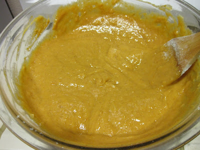 photo of the muffin batter