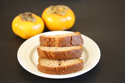 Persimmon Bread slices on a plate