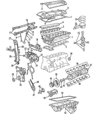BMW engine diagram :: BMW 3 (E46) engine diagrams :: Part 2 :: Engine