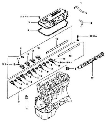 mitsubishi engine diagram