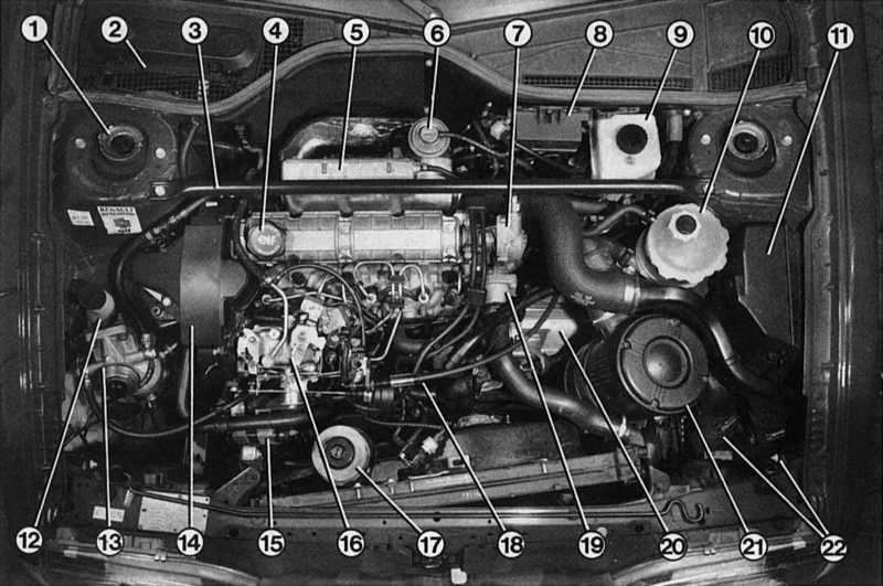 Renault engine diagram :: 1,9 l diesel engine diagrams :: Engine Diagram