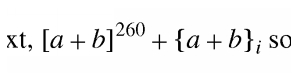 Contoh MathML sederhana 1.