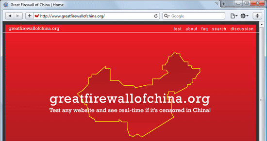 The Great Firewall of China