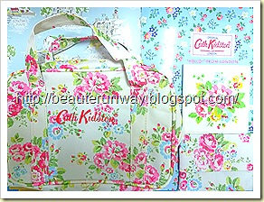 cath kidston carry case, mirror and tissue case