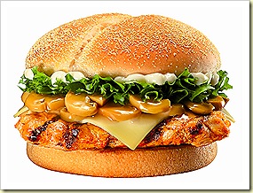 Burger King Mushroom Swiss Tendergrill