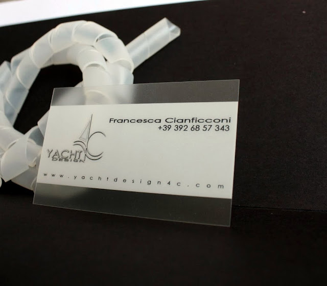 transparent plastic business cards