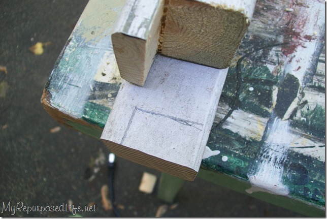 how to notch out notch the corner