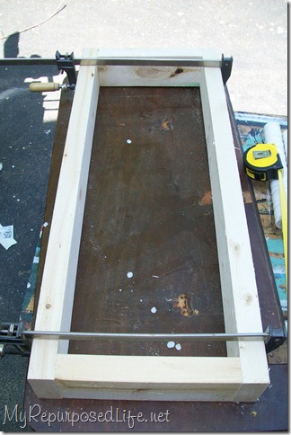 2x4's frame a box