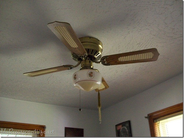 Painting A Ceiling Fan My Repurposed Life Rescue Re Imagine Repeat Painting A Ceiling Fan My Repurposed, Old Ceiling Fan Vs New