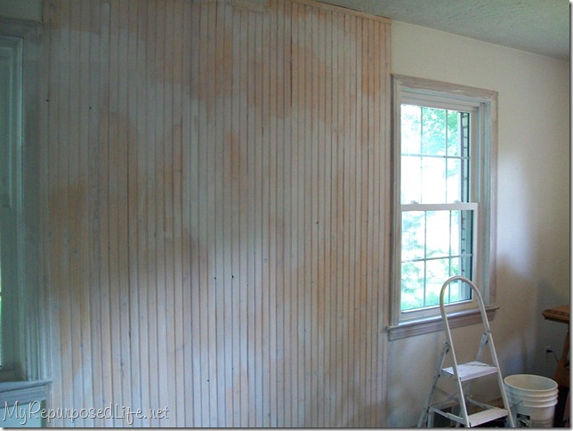 update knotty pine with paint