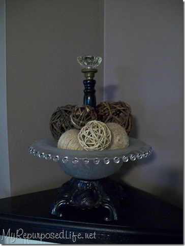 decorative bowl using lamp, chair, light fixture parts