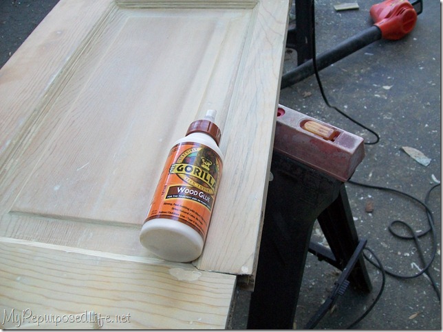 gorilla-wood-glue-repairs repairing a door with Gorilla Wood Glue