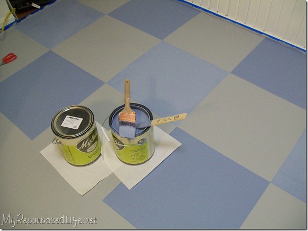 Purdy painted my vinyl floor