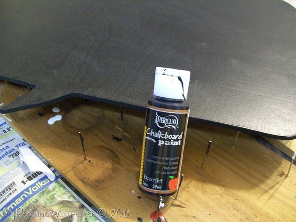 craft paint chalkboard paint