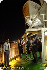 Donovan Palmer-AFM Managing Director tours the SA partners on the AFM on Deck 7