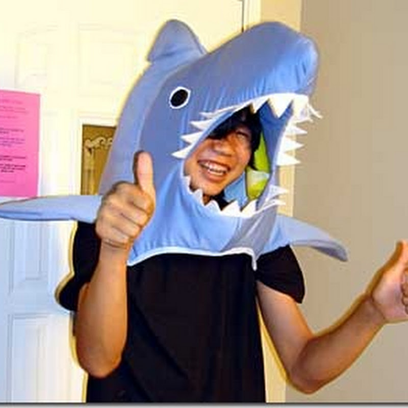 Ideas para disfraz casero de tiburón para niño