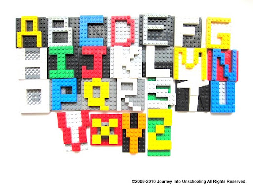 Lego Alphabet Letters