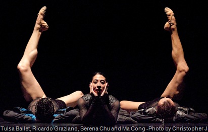 Tulsa Ballet, Ricardo Graziano, Serena Chu and Ma Cong  by Christopher Jean-Richard
