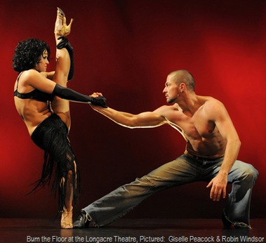 Burn the Floor at the Longacre Theatre, Pictured:  Giselle Peacock & Robin Windsor
