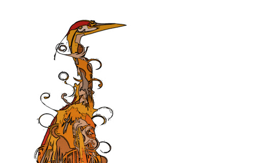 Ubuntu Hardy Heron (8.04) pop art wallpaper