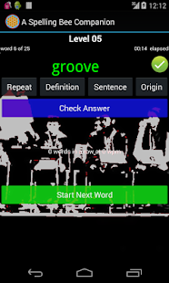A Spelling Bee Companion Trial Screenshots 11
