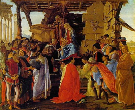 The Adoration of the Magi Botticelli