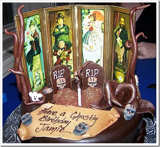 Haunted Mansion Cake 1