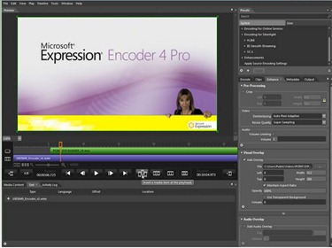 Tela do Microsoft Expression Encoder 4 (Fonte: www.ilovefreesoftware.com)