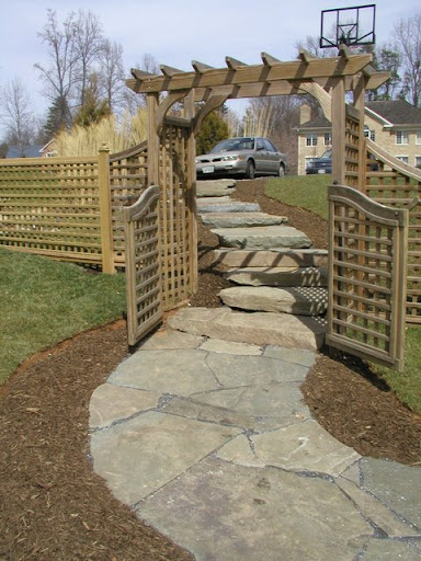 boulder steps and walk