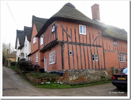 The village of Kersey dates back to the Doomsday book. This house was built around 1380.