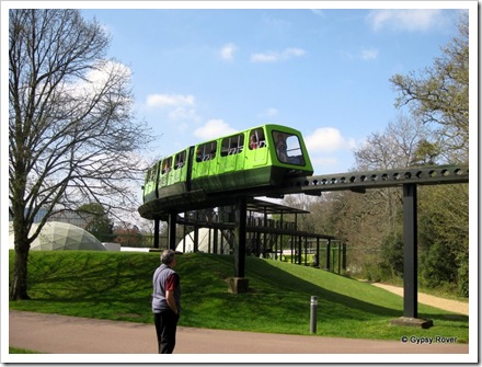 Monorail travel around Beaulieu estate.