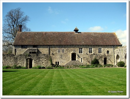 The Domus and Monastic life exhibition at Beaulieu Abbey. Private residence upstairs.