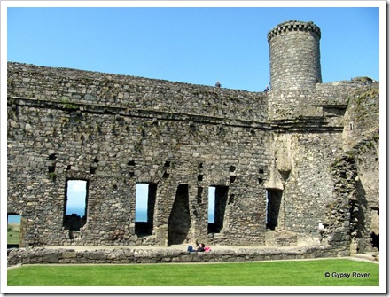 The Great Hall Harlech Castle.