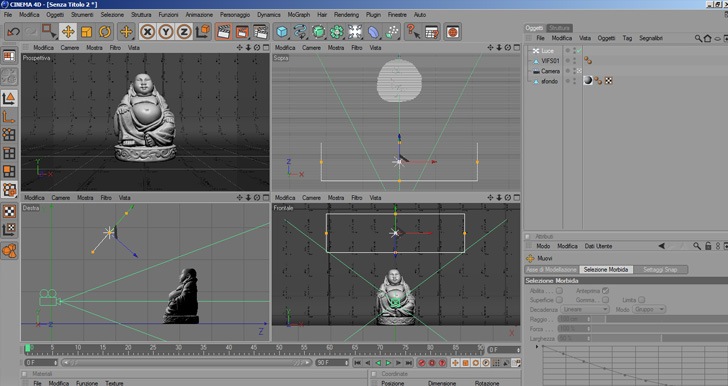 Utilizzare le Luci Area di Cinema4D con Vray