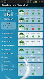 Muslim Life Checklist