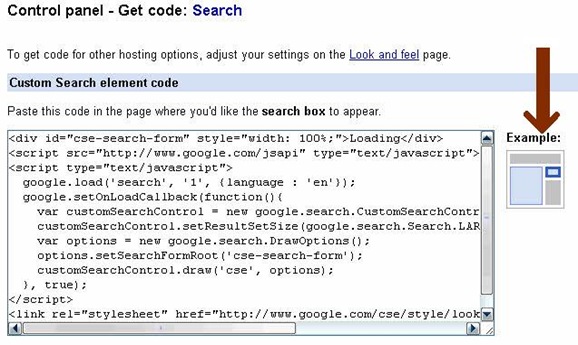 Google Ajax Search Widget For Blogger1111