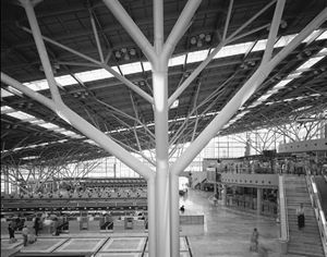 Stuttgart Airport Roof using tubular column ‘trees’—see also Colour Plate 9 