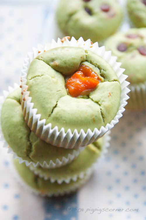  Green Tea Mochi Cupcakes