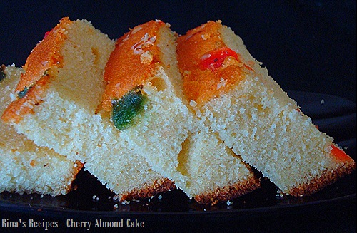 almond cherry cake 5