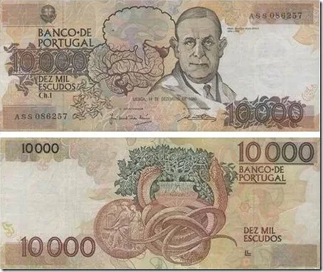 10000 escudos dr egas moniz santa nostalgia