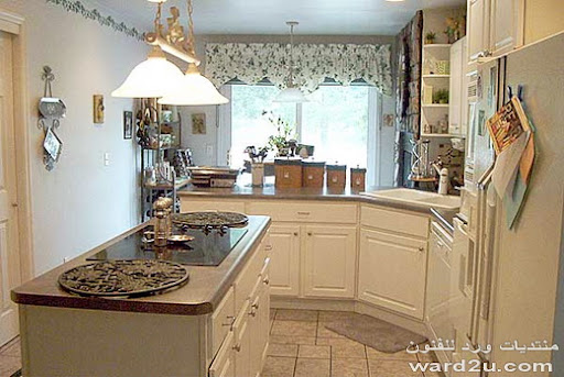 ديكور مطبخ فى مساحات واسعه